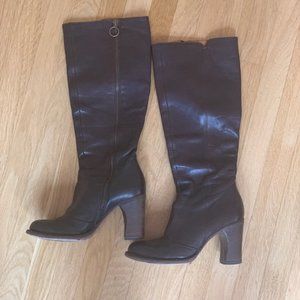 Fiorentini + Baker Brown Heeled Boots Size 37